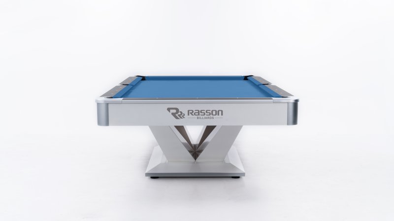 Бильярдный стол для пула Rasson Billiard Victory II Plus 9 ф (белый) с плитой