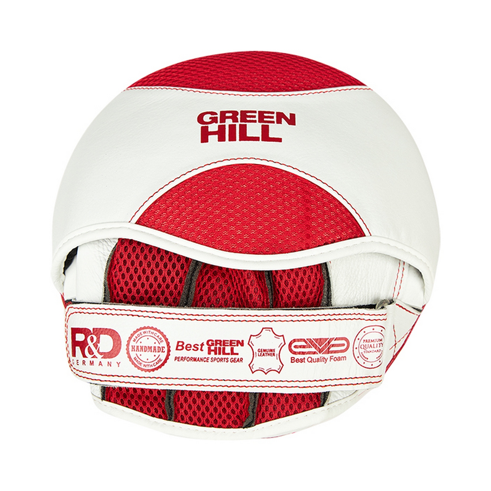 Боксёрские Лапы малые Green Hill CYBER ORBIT FMCO-2021-0019 бело-красный