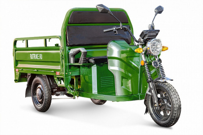 Грузовой электротрицикл RuTrike Мастер 1500 60V1000W 024452-2792 темно-зеленый