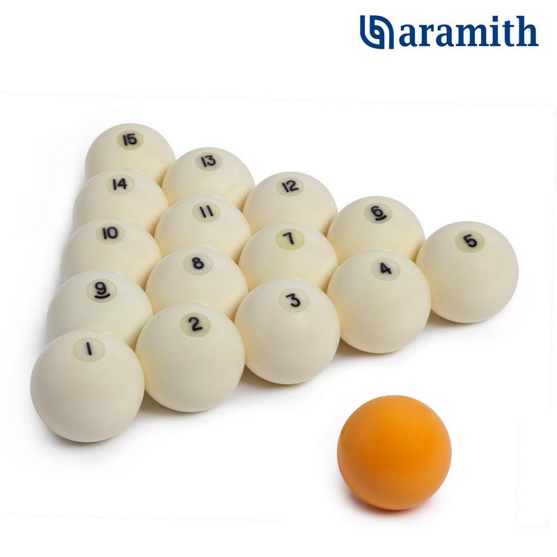 Шары Pyramid Aramith Premier ø60,3мм желтый биток