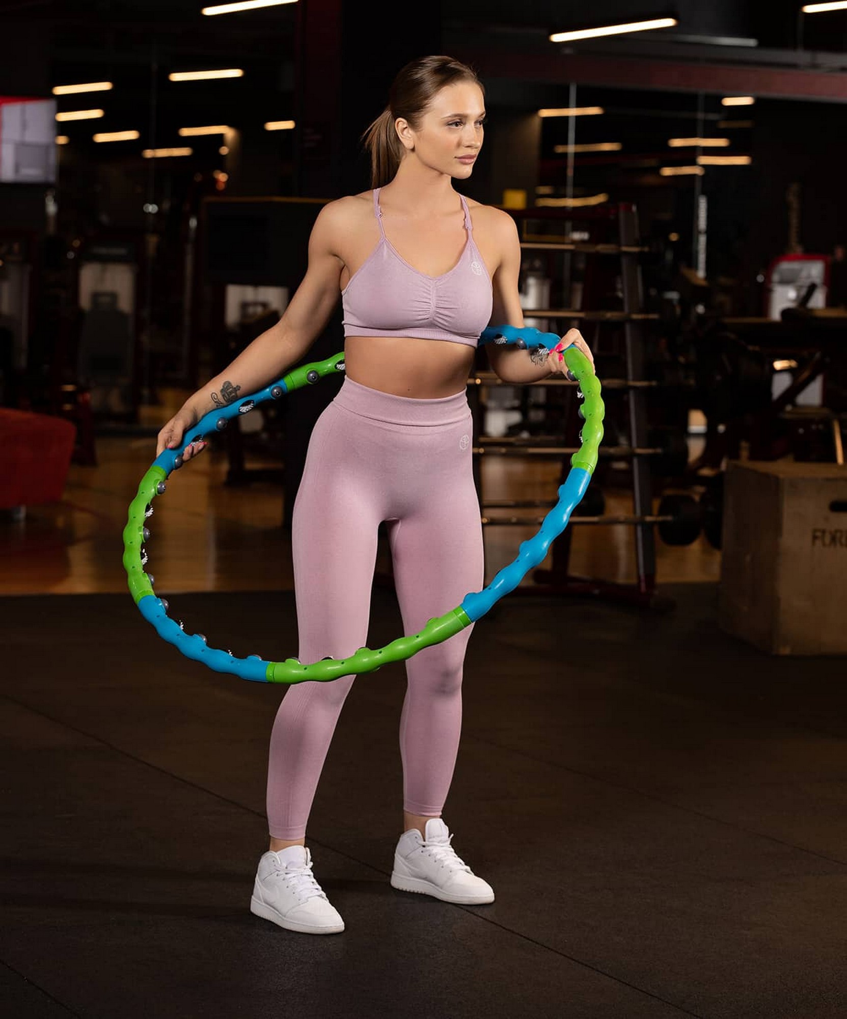 Обруч массажный разборный Star Fit d98см HH-105