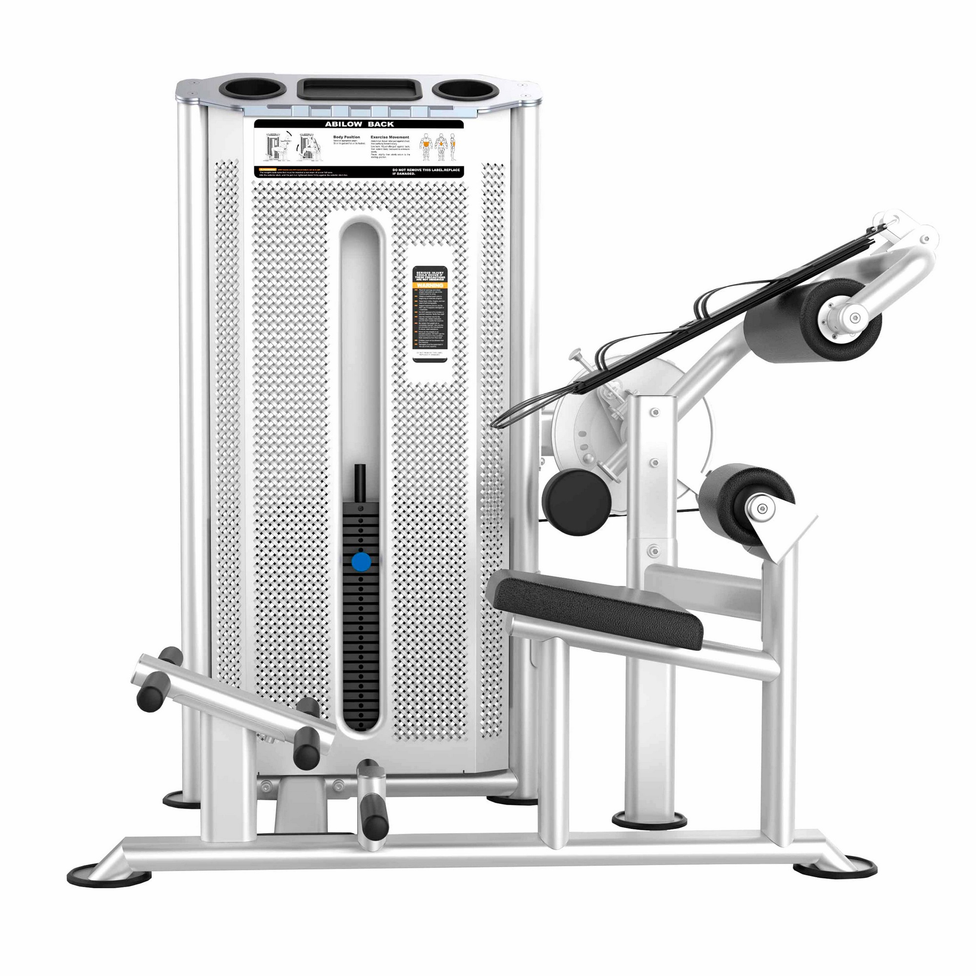 Пресс машина и разгибание спины DHZ Abdominal Isolator & Back Extension U-2088, стек 110 кг