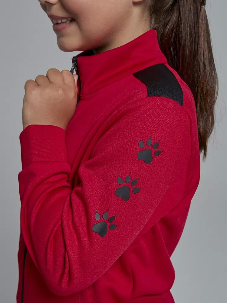 Детский спортивный костюм Kelme Tracksuit 3773200-611 Red\Black