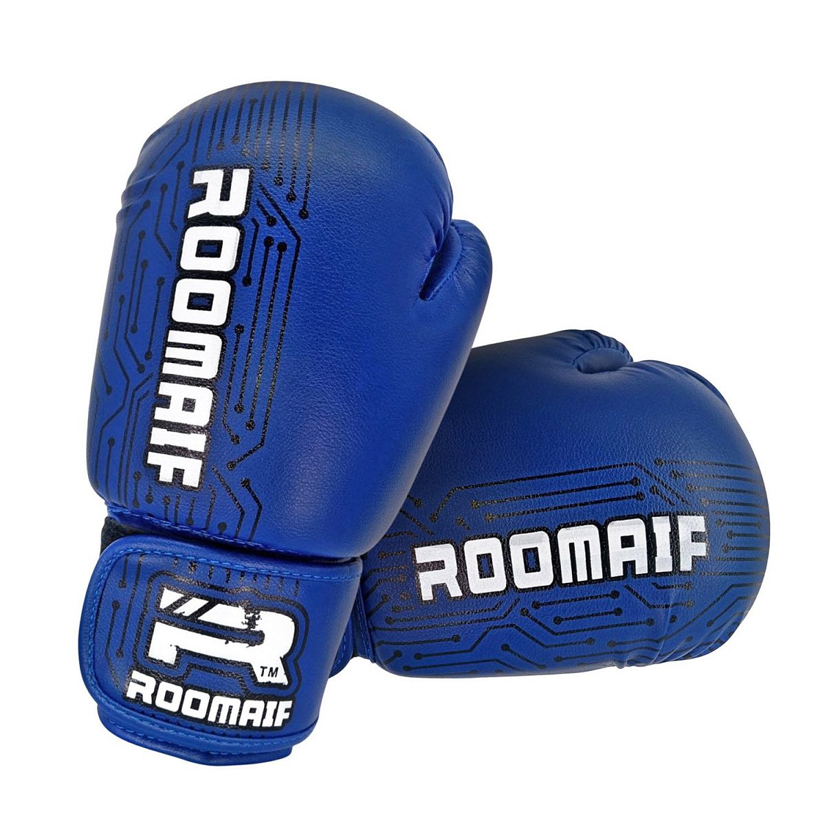 Боксерские перчатки 12 oz Roomaif RBG-389 Blue