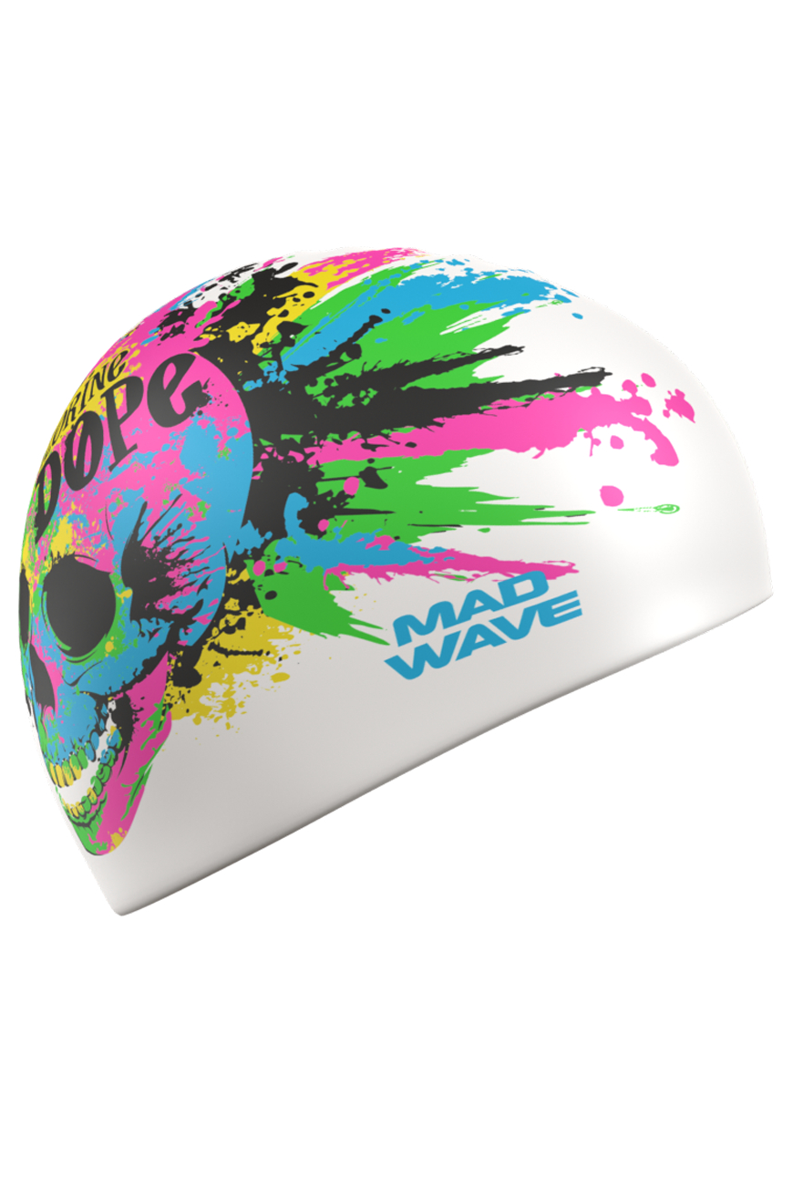 Силиконовая шапочка Mad Wave Chlorine dope M0554 63 0 00W белый