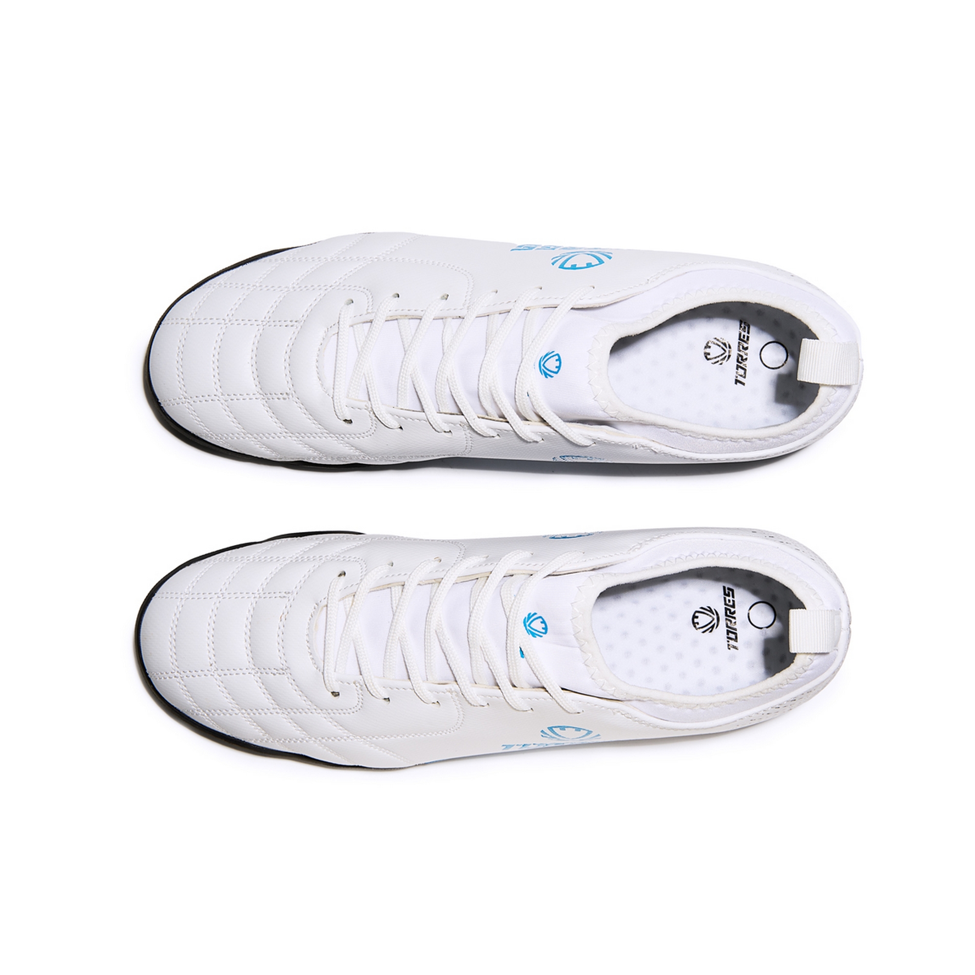 Бутсы футбольные (многошиповки) Torres BOLA TS2342310-271 с носком, белый