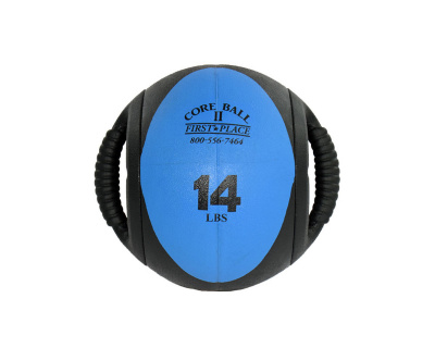 Мяч с ручками Perform Better 14FT Dual Grip Medicine Ball 35135\14-BK-BL