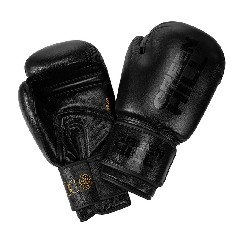 Боксерские перчатки Green Hill TIGER BLACK BGT-10697RU1 чёрный