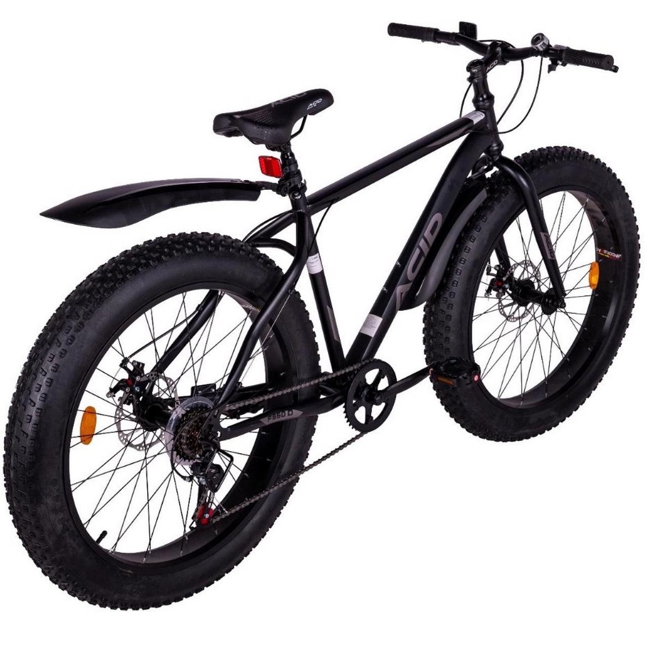 Велосипед 26" Acid F 660 D Black 053971 Flat\Dark Gray