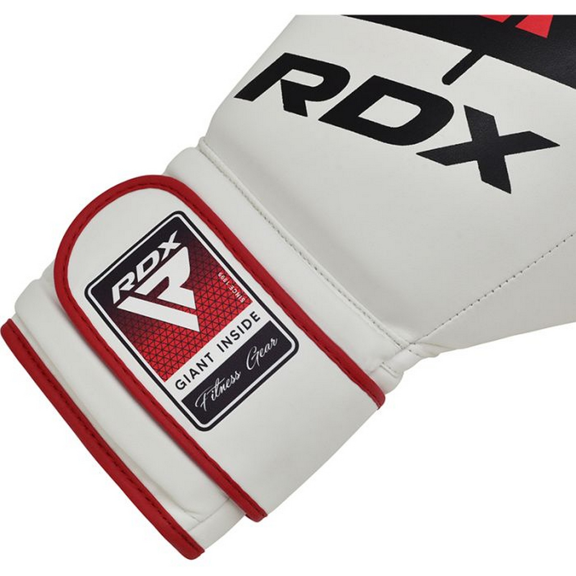 Перчатки тренировочные RDX BGR-F7R-12oz белый\красный