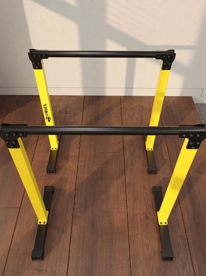 Брусья напольные хайлетсы Domsen Fitness Ds48 YELLOW