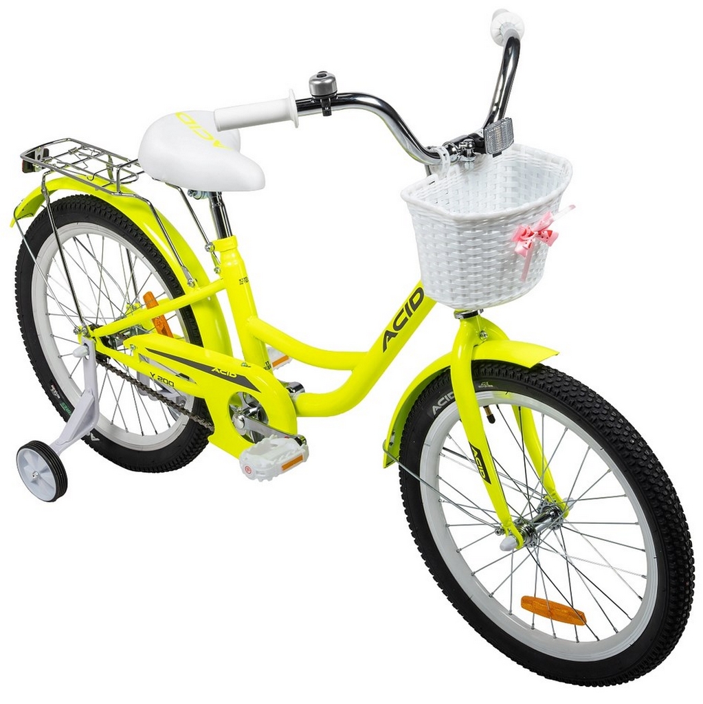 Велосипед 20" Acid Y 200 2026 056347 Neon Yellow\Dark Gray