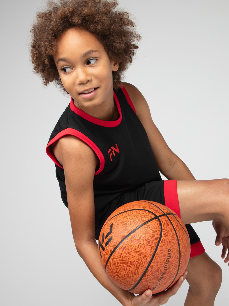Детская баскетбольная форма FN Slam Kid KFN4271005-000 Black\Red
