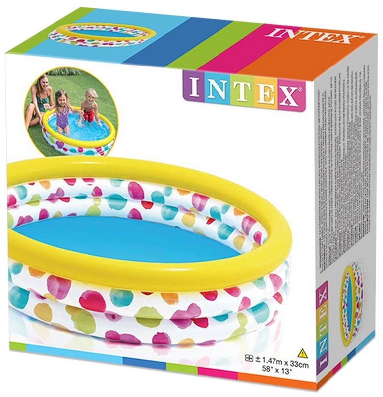 Детский надувной бассейн 168х38см Intex 58449