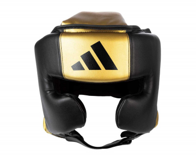 Шлем боксерский Adidas Speed 350 Pro Head Gear adiSPD350HG черно-золотой