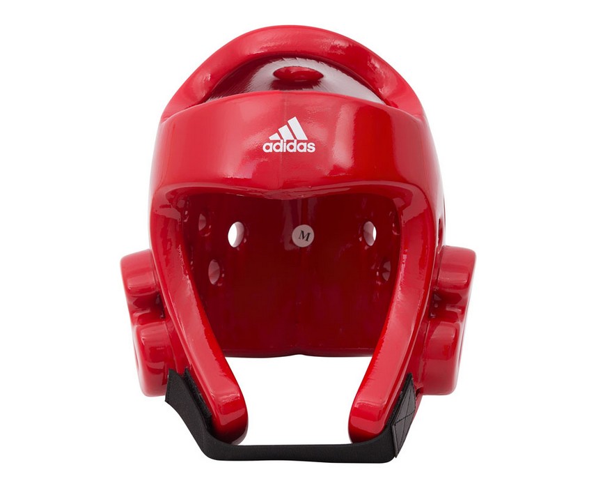 Шлем для тхэквондо Adidas Head Guard Dip Foam WT красный adiTHG01
