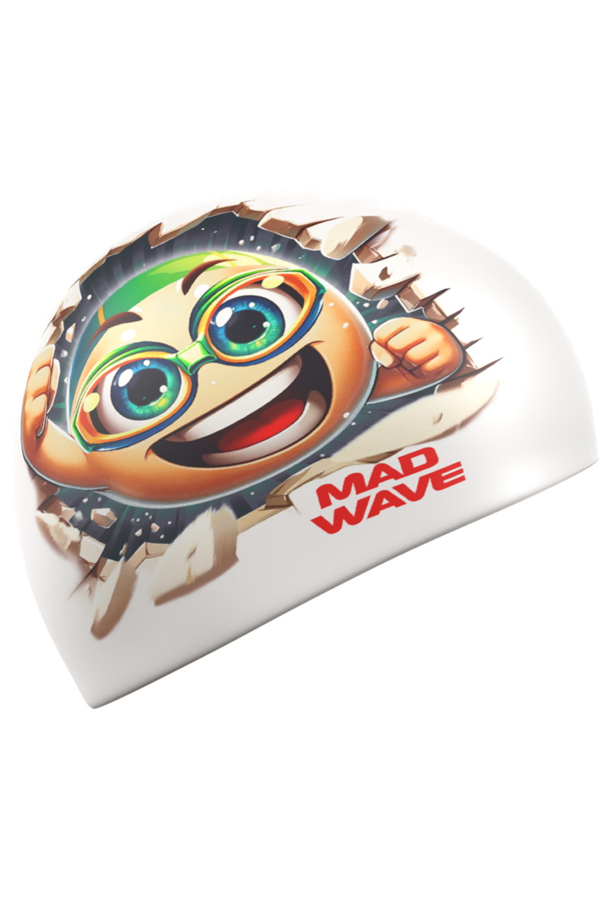 Силиконовая шапочка Mad Wave Smile HQ M0554 43 0 00W