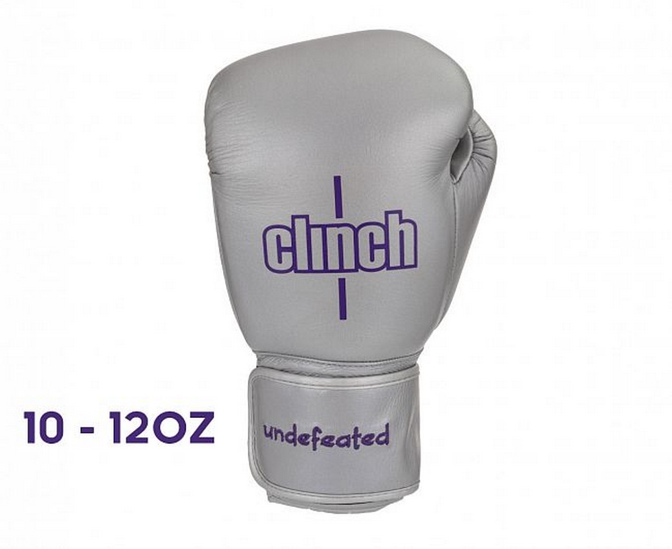Перчатки боксерские Clinch Undefeated Russian Team C161RT серебристый