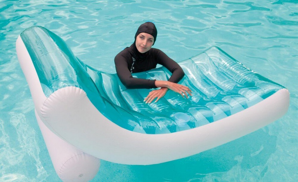 Шезлонг плавающий 191x99см Intex Splash Lounge 56874