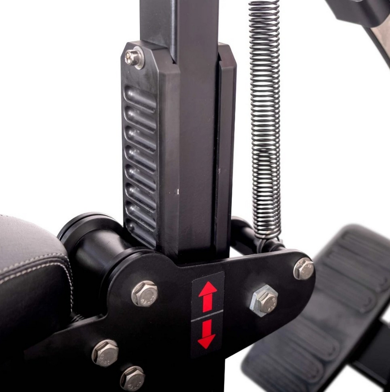 Горизонтальная тяга Protrain CP108, черно-красный | Premium Fitness