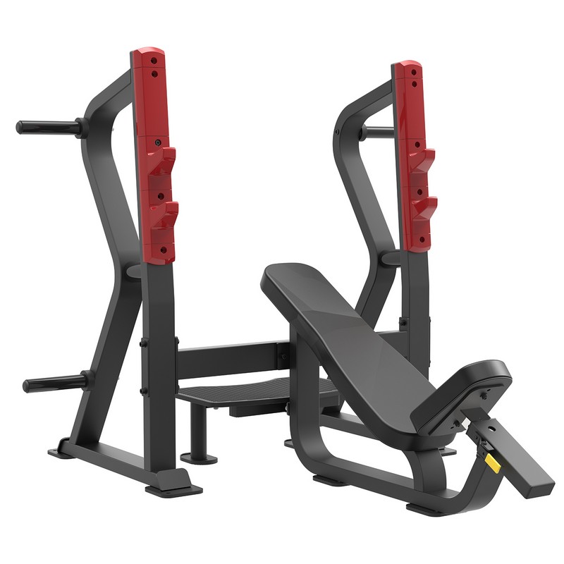 Олимпийская скамья с положительным наклоном для жима Impulse SL7029 | Premium Fitness