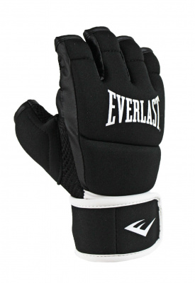 Перчатки тренировочные L-XL\SM Everlast Core Kickboxing P00002934\P00002935 черный\розовый