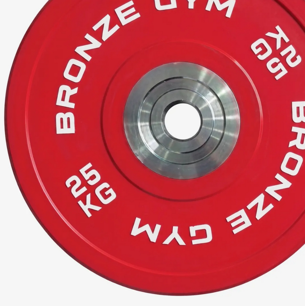 Диск олимпийский тяжелоатлетический 25 кг Bronze Gym BGPLWL250 красный