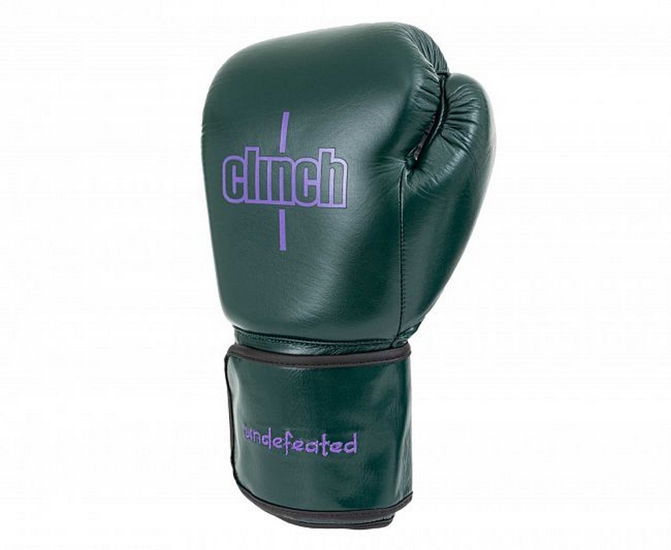 Перчатки боксерские Clinch Undefeated C161 темно-зеленый