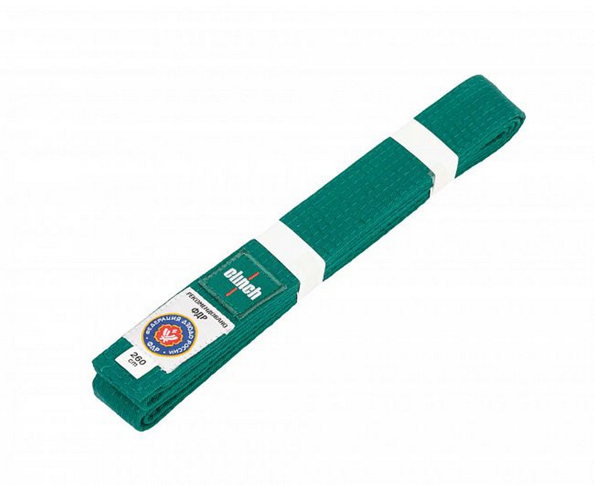 Пояс для дзюдо Clinch Judo Belt FDR C301 зеленый