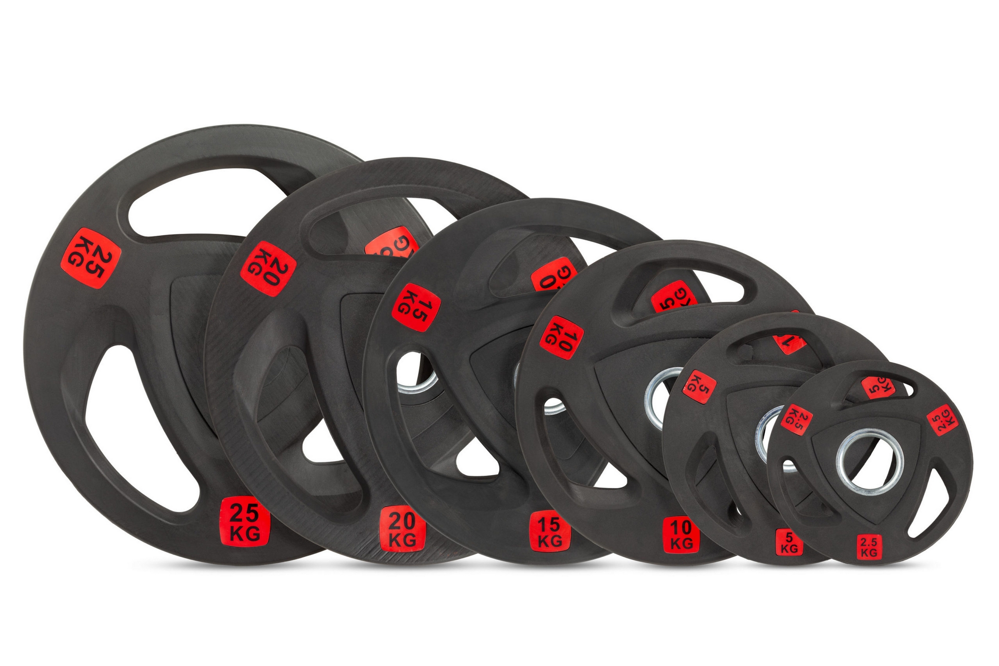 Диск 51мм обрезиненный с 3-мя хватами 15кг VictoryFit VF-ST51150