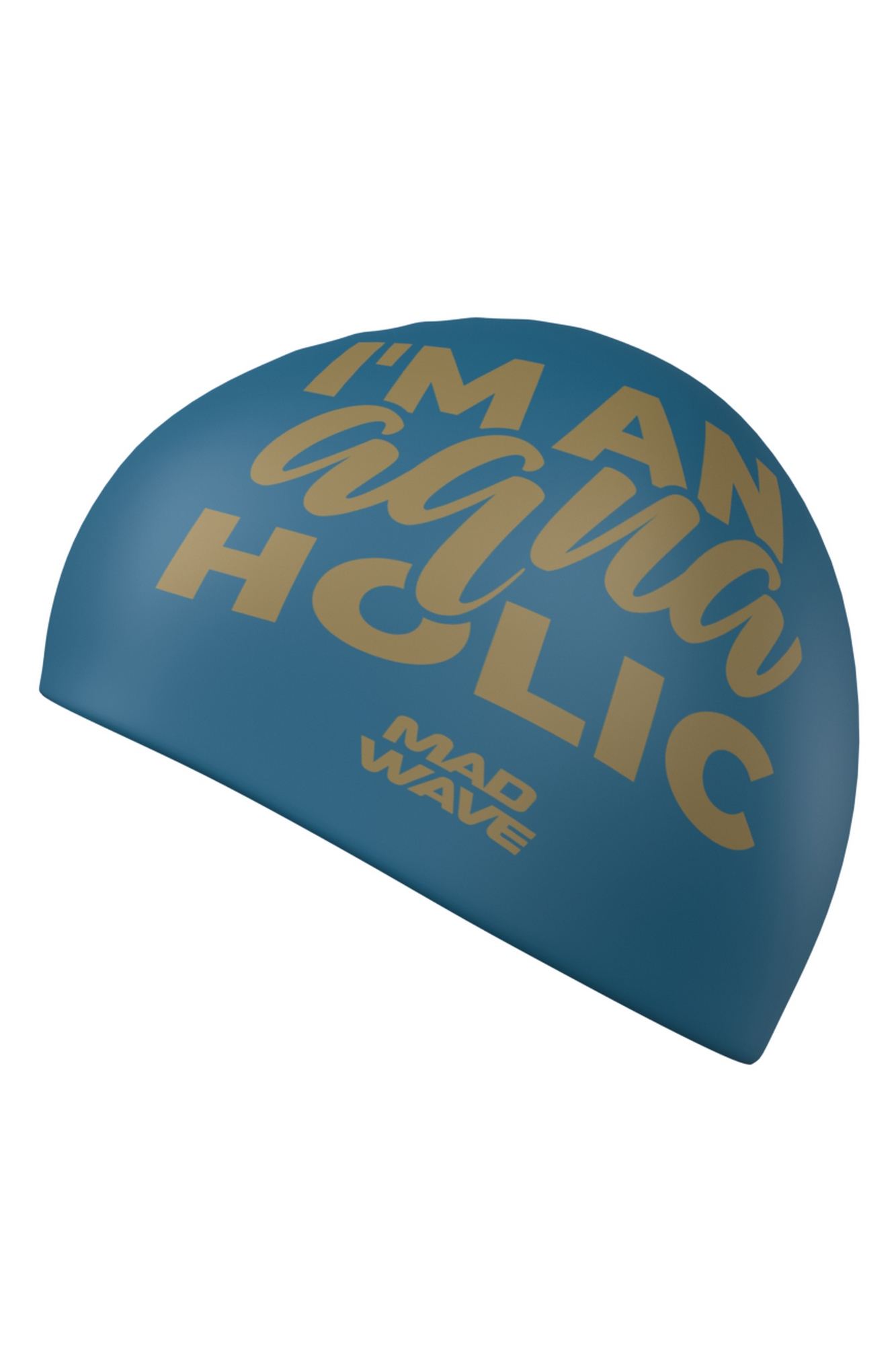 Силиконовая шапочка Mad Wave Aquaholic big M0554 26 0 00W Бирюзовый