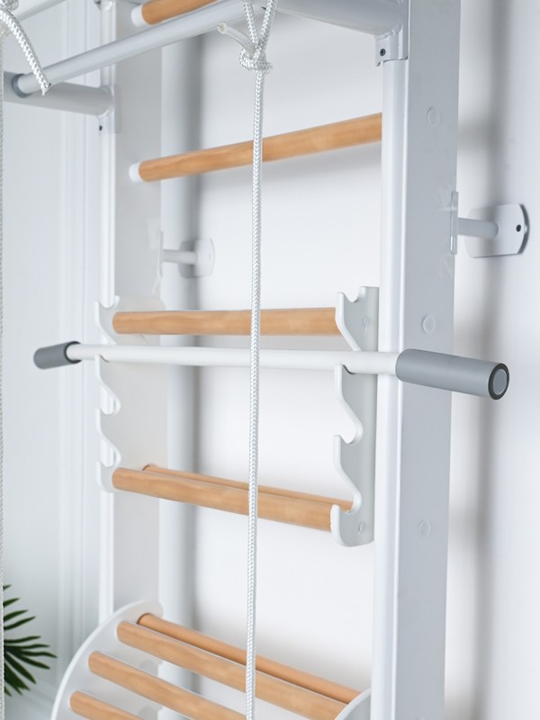 Детский спортивный комплекс Perfetto Sport "Scala in legno 1" bianco-naturale PS-115