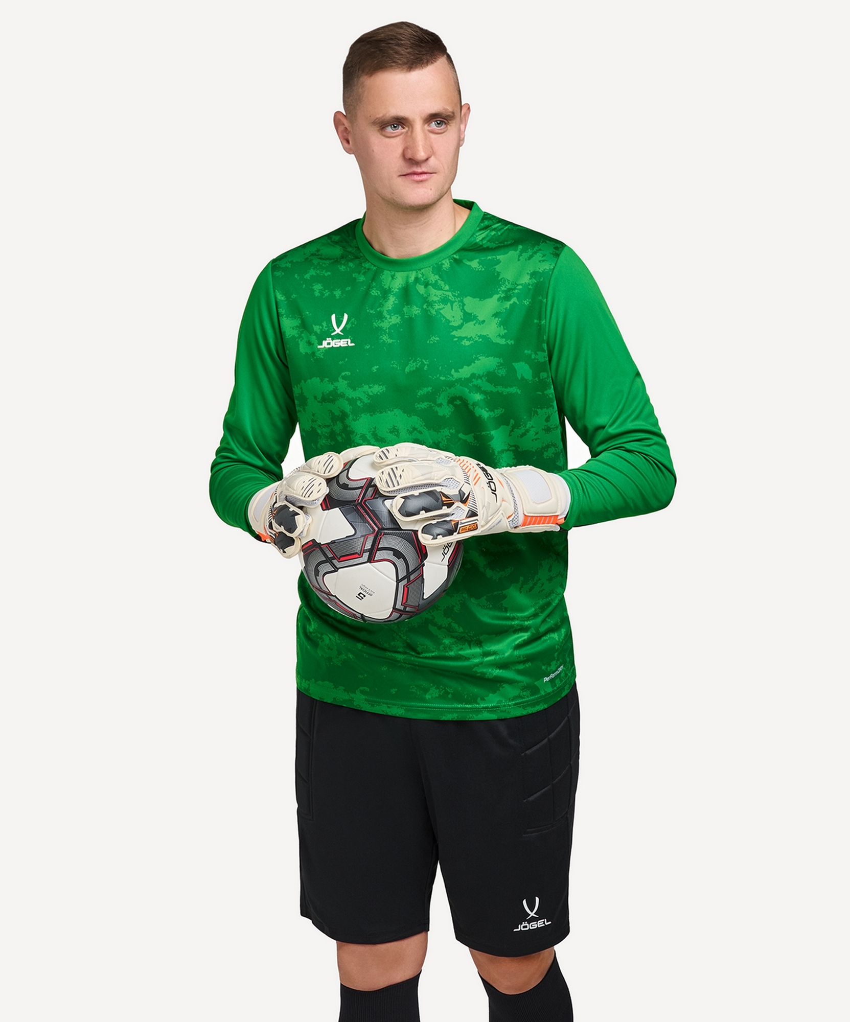 Свитер вратарский Jogel DIVISION PerFormDRY GK Splash, зеленый