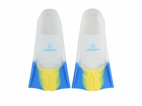 Ласты укороченные силиконовые Larsen 6975 Multycolor Style 3