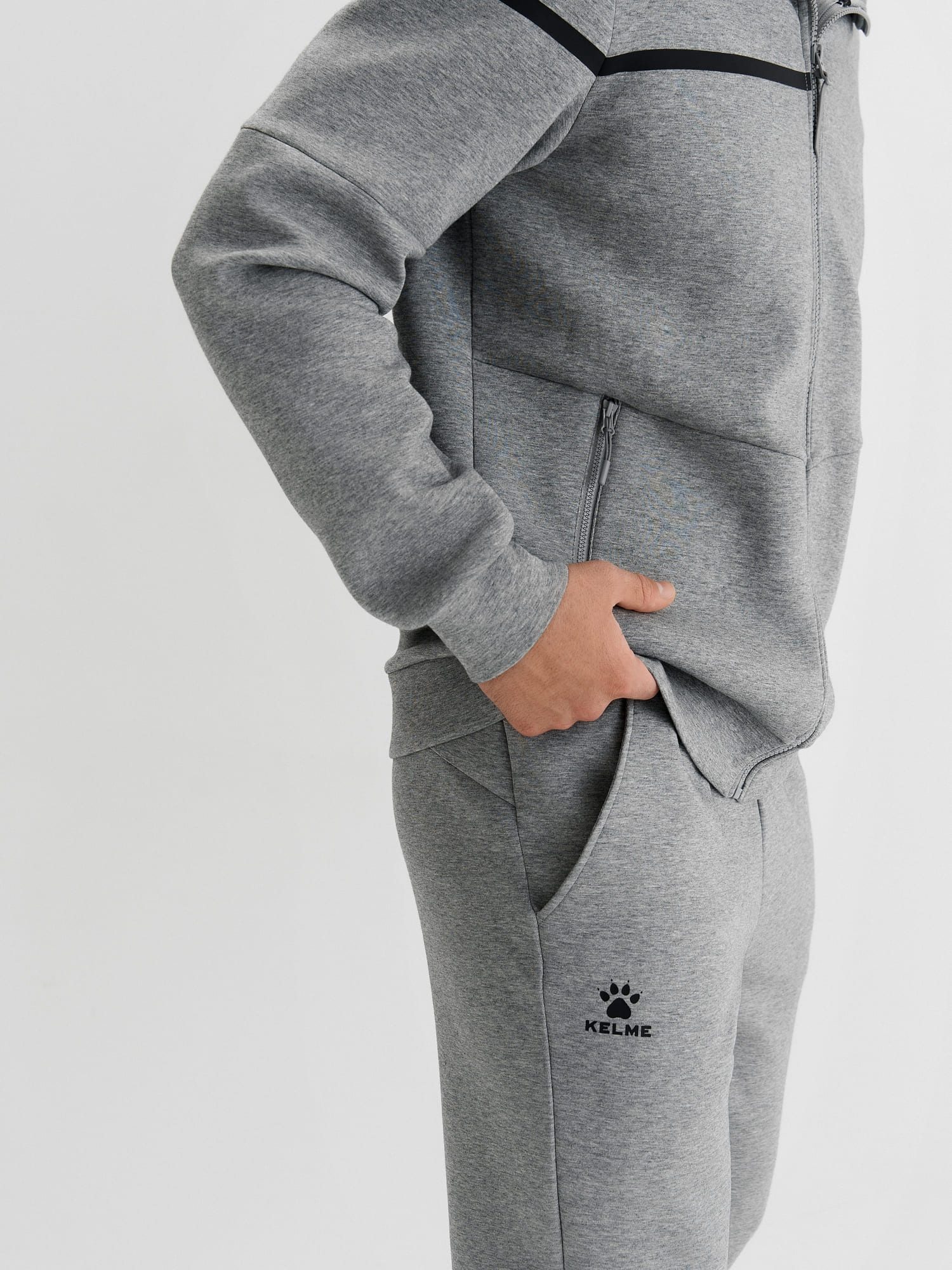 Брюки Kelme Knitted Leg Trousers 7361CK1078-222 Grey