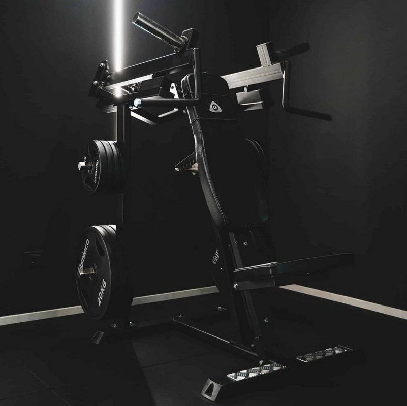 Плечевой жим сидя на свободных весах Gymleco 030 | Premium Fitness