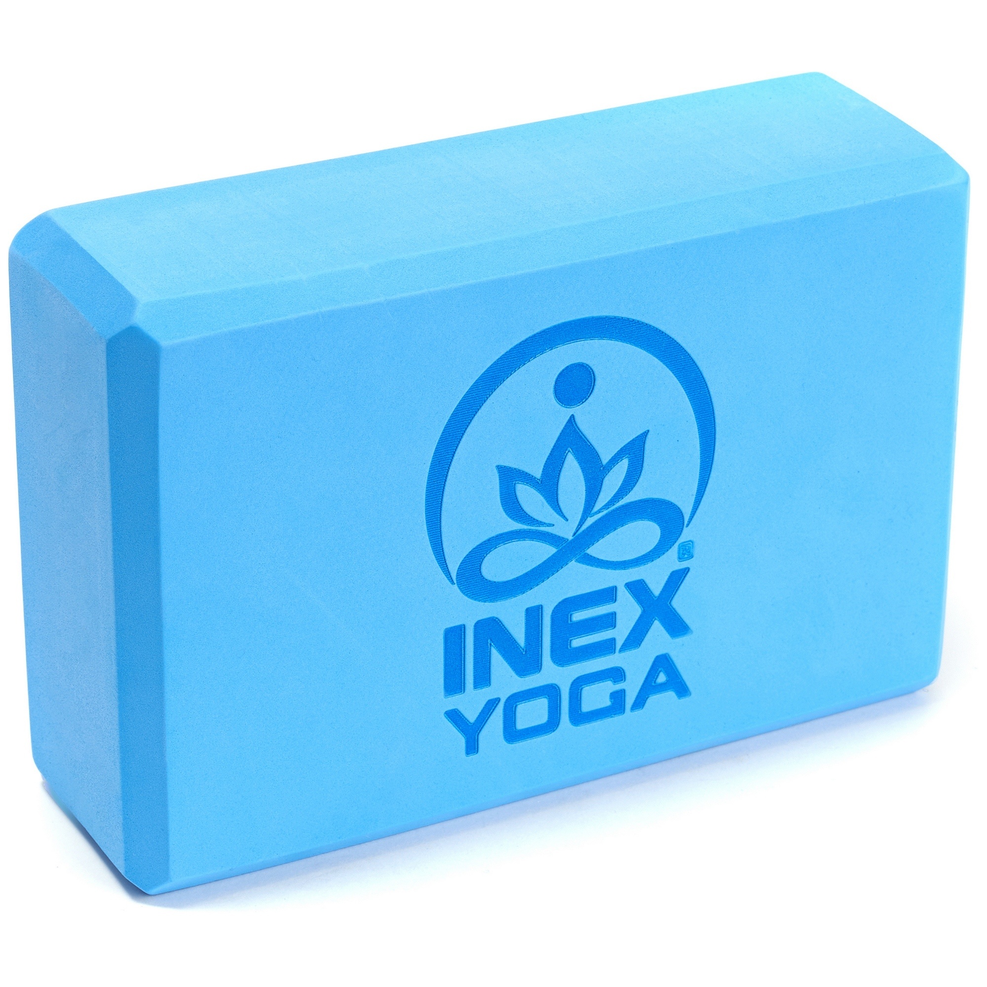 Блок для йоги 23x15x7см Inex EVA Yoga Block 3" YGBK3-CB кобальтовый синий