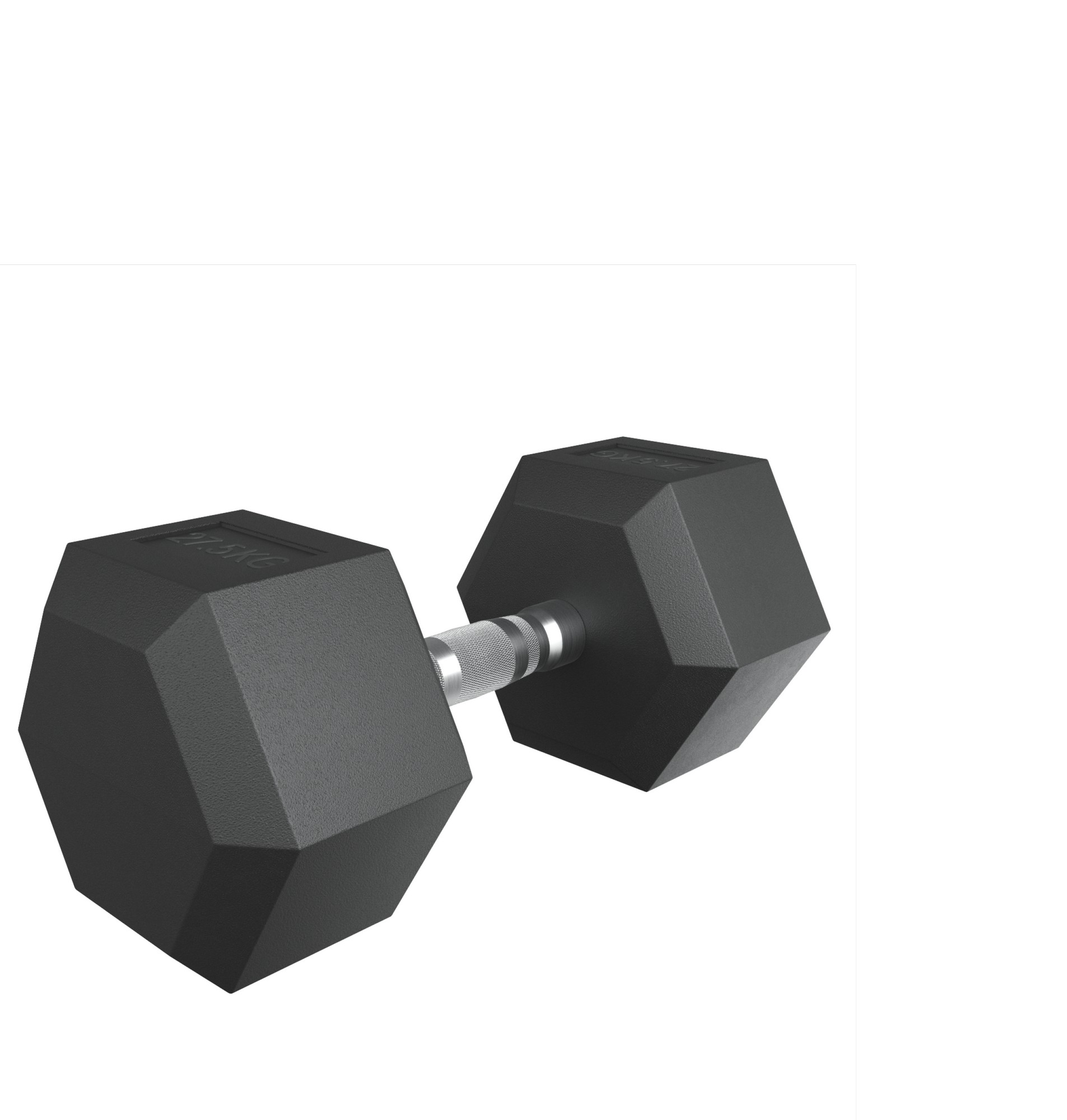 Гантель гексагональная обрезиненная 30 кг UnixFit DBHEX30