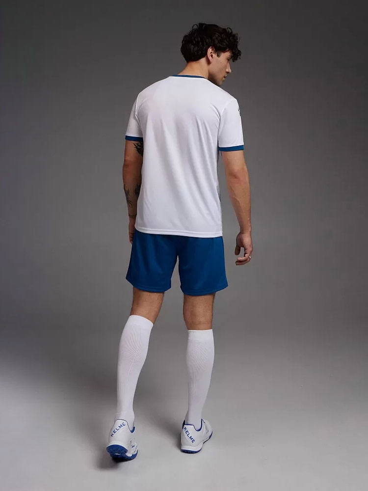 Футбольная форма Kelme Short-Sleeved Football Suit 8151ZB1006-100 White\Blue