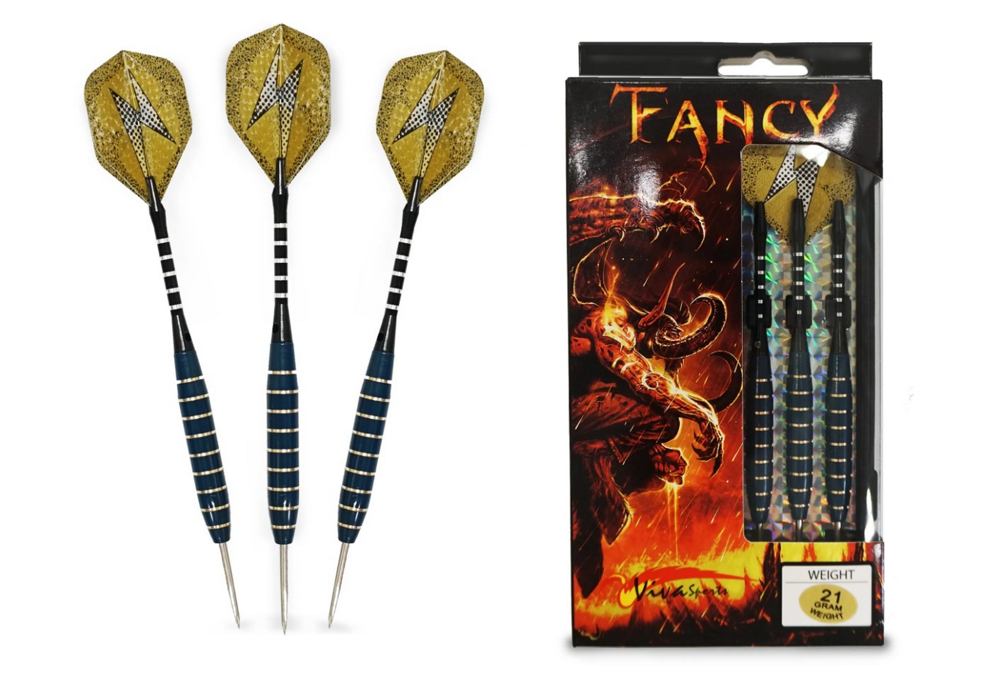Комплект дротиков FANCY Латунь 21 GM Start Line SLP-D-B-FANCY-21