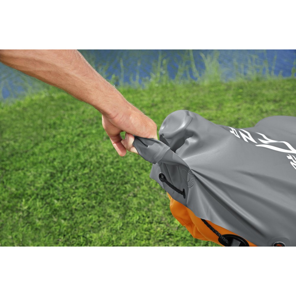 Байдарка трехместная с веслами и насосом Bestway Rapid X3 381х100см 65132