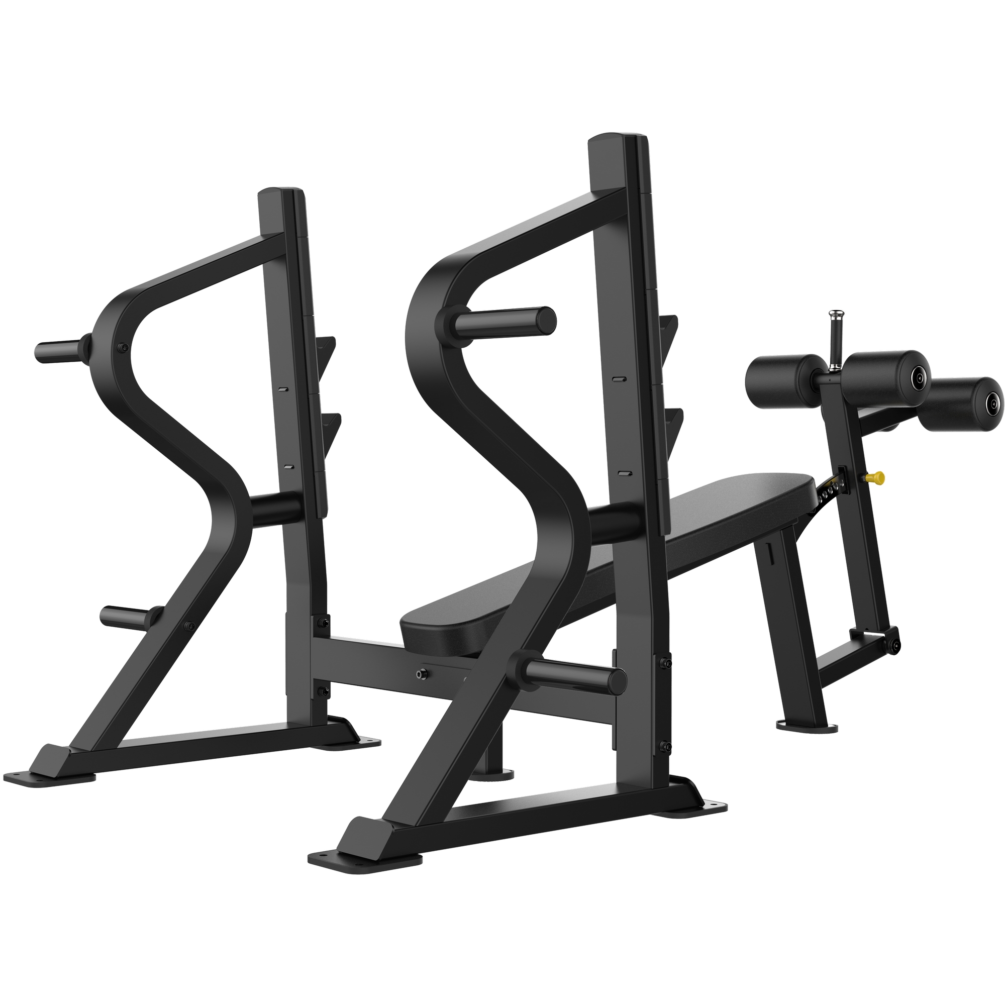 Олимпийская скамья с отрицательным наклоном для жима Impulse SL7030 | Premium Fitness