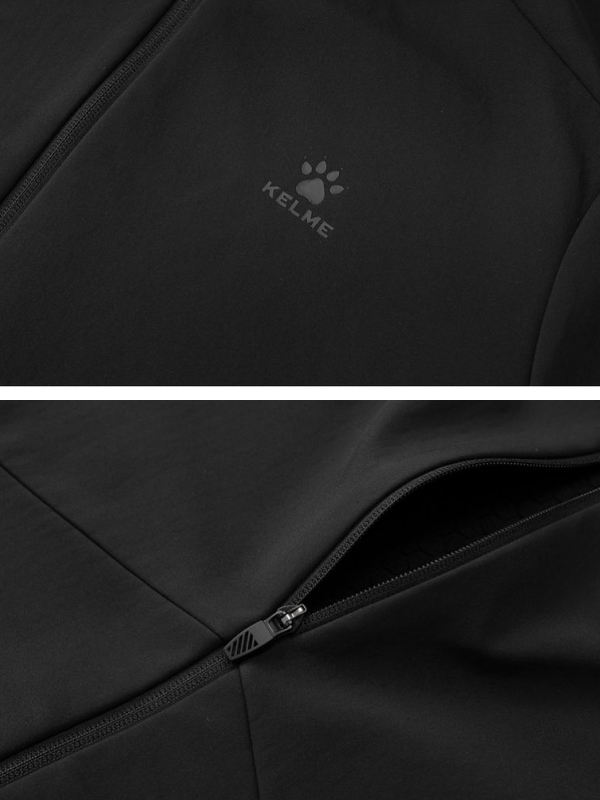 Куртка Kelme Fleece Woven Jacket (Hooded) 9347WT1007-B00 Black