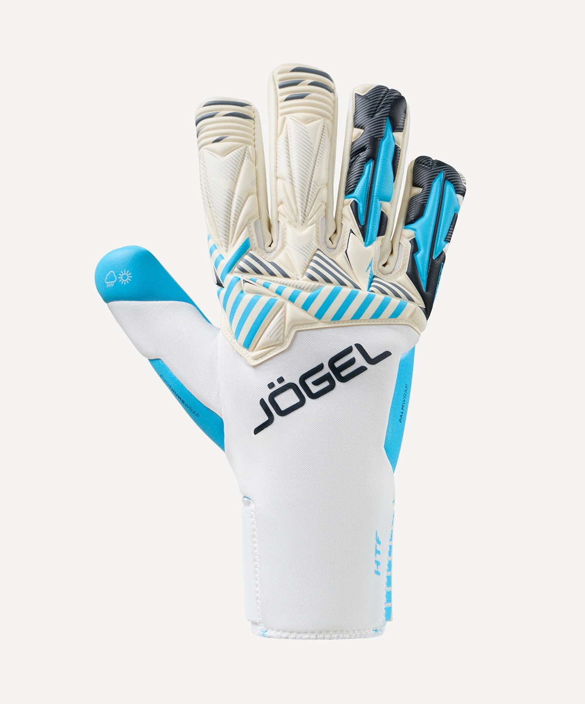 Перчатки вратарские Jogel Magnum UL4 Aqua Negative, белый
