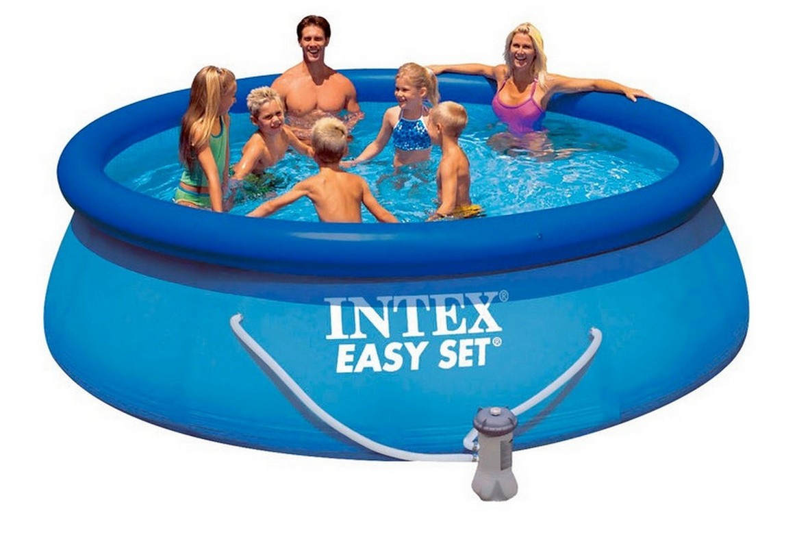 Бассейн 396х84см+ фильтр-насос Intex Easy Set 28142