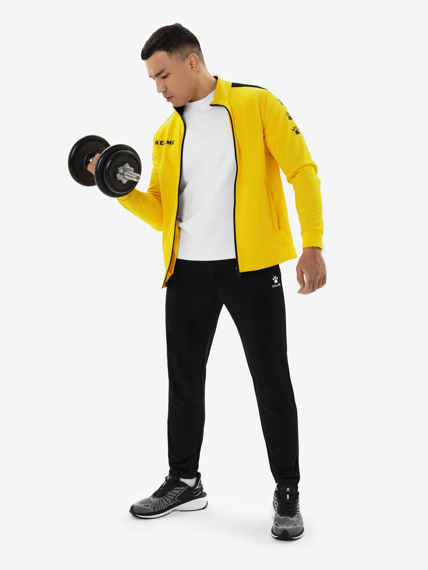 Спортивный костюм Kelme Tracksuit 3771200-712 Yellow\Black