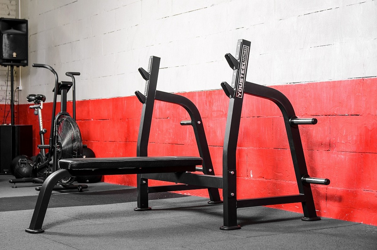 Олимпийская горизонтальная скамья для жима YouSteel F-302 | Premium Fitness