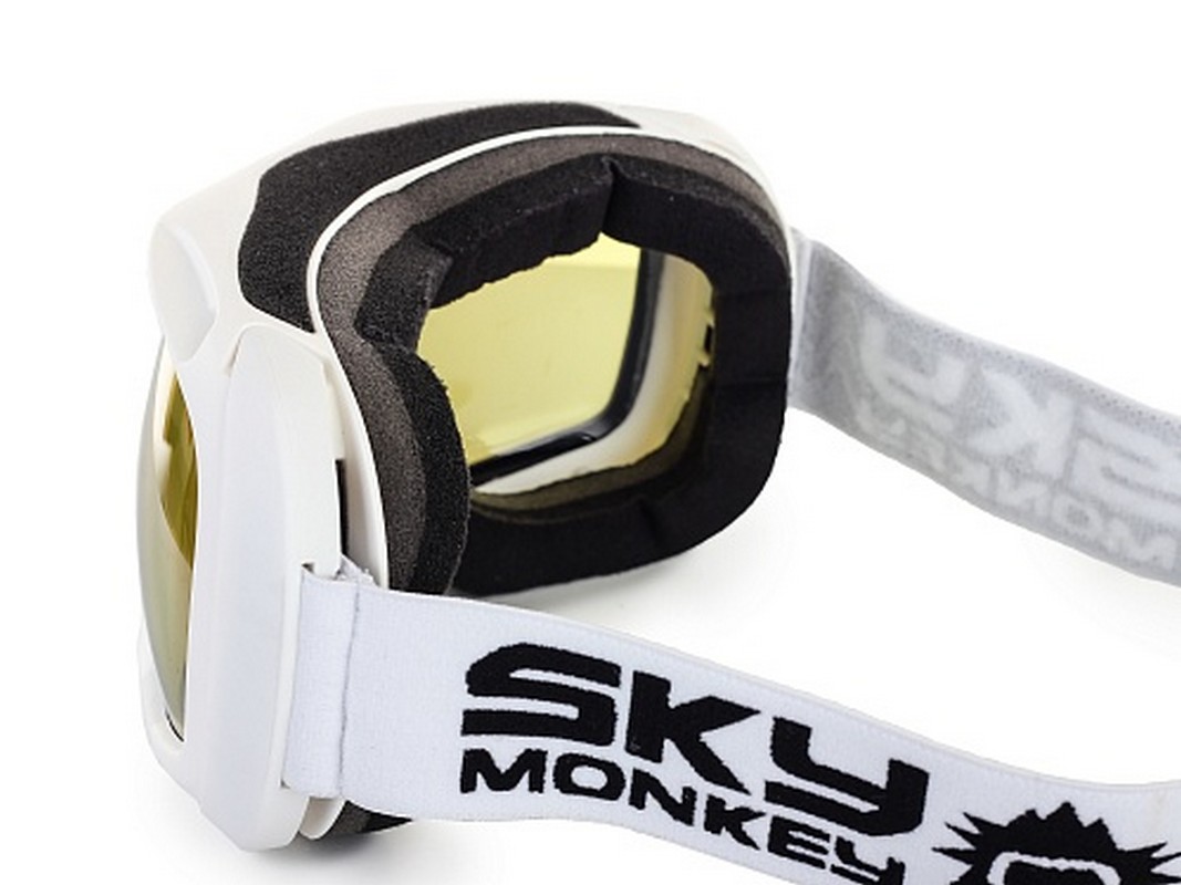 Очки горнолыжные Sky Monkey SR23 YLM (AG0172) белый матовый