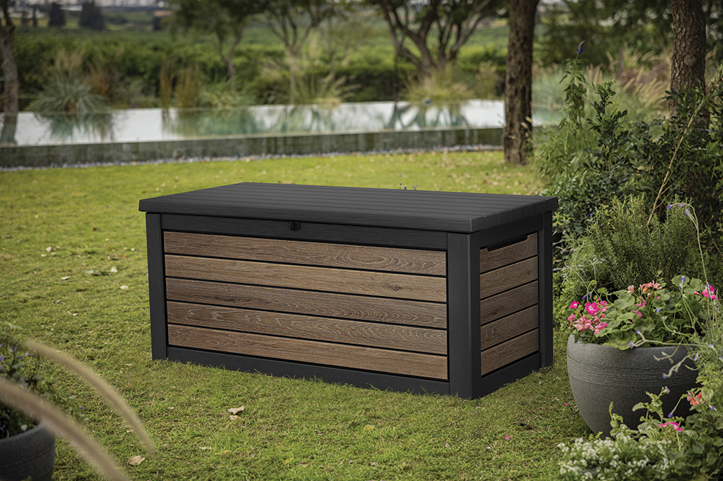 Сундук темно-коричневый Деко 630л (Deco deck 630 L Walnut)