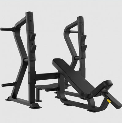 Олимпийская скамья с положительным наклоном для жима Impulse SL7029 | Premium Fitness